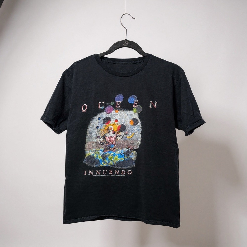 Queen Innuendo‎ Album Tour Graphic T Shirt Black